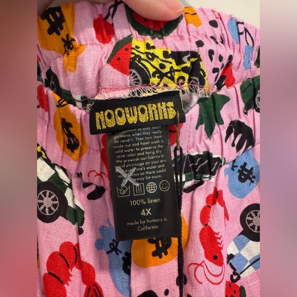 Nooworks NWT Linen Catalina Pant Roll Out, size 4X - Picture 9 of 9